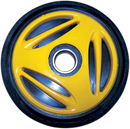 PARTS UNLIMITED Idler Wheel with Bearing 6205-2RS - Yellow - Group 10 - 165 mm OD x 1" ID R0165G-2 401A