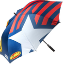 FMF Blue 8-Panel Collapsible Umbrella FA21194901 with Molded Handle and 60-Inch Coverage