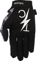 THRASHIN SUPPLY CO. Stars & Bolts Stealth Gloves - Black/Gray - Medium SV1-13-09