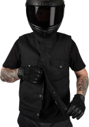 THRASHIN SUPPLY CO. Nightrider v2 Riding Vest - Black - 2XL TMJ-12-12