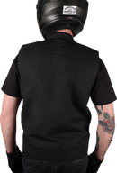 THRASHIN SUPPLY CO. Nightrider v2 Riding Vest - Black - 2XL TMJ-12-12