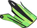 MOOSE OFFROAD Youth F.I. MIPS® Visor Kit - Agroid Camo - Yellow/Green 0132-1597
