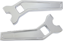 LA CHOPPERS Performance Risers - Pullback - 8" x 1-1/4" - Chrome LA-7481-08C