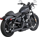 VANCE & HINES 3" Twin Slash Slip-On Mufflers - Black 46361