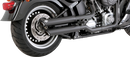 VANCE & HINES 3" Twin Slash Slip-On Mufflers - Black 46343