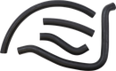 MOOSE OFFROAD Replacement Radiator Hose Kit - Black - Polaris Sportsman 700/800 100-3438-PU