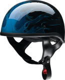 Z1R CC Beanie Helmet - Hellfire Blue, XS | Part 0103-1331