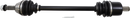 MOOSE OFFROAD Axle Kit - CV/Complete - OEM Replacement - Standard - Front Left/Right - Ranger 500/570 POL-7076