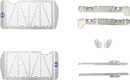 MOOSE OFFROAD Billet Radiator Guards - Silver - Honda 12-6021