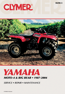 CLYMER Manual - Yamaha - YFM350 Moto-4 / Big Bear CM4903