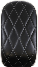 LE PERA Bare Bones Pillion Pad - White Diamond - Black - FL/FX '18-'24 LY-007PDMWTP