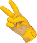 BILTWELL Work 2.0 Gloves - Gold - Small 1510-0707-002