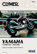 CLYMER Manual - Yamaha - XVS650 V-Star CM4957