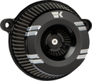 KHROME WERKS Instigator Air Cleaner - Klassic - Black - Twin Cam 250200