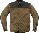ICON Upstate Mesh CE™ Jacket in Green - Size XL – Durable Casual Motorcycle Jacket with Impact Protectors