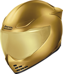 ICON Domain™ Helmet Cornelius 3XL Gold with Fog-Free Domain™ Shield and Removable Liner