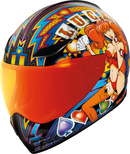 ICON Domain™ Helmet Lucky Lid 4 - Red, Small