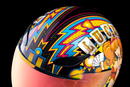 ICON Domain™ Helmet Lucky Lid 4 in Red – 2XL with Fog-Free Shield and Bluetooth Upgradeable System