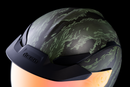 ICON Domain™ Helmet Tiger's Blood Green XS - Lightweight FRP Shell with Fog-Free Shield and Advanced Ventilation