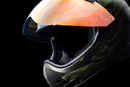 ICON Domain™ Helmet Tiger's Blood Green 2XL - Lightweight FRP Shell with Fog-Free Shield and Custom Fit Features
