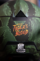ICON Domain™ Helmet Tiger's Blood Green Medium - Lightweight FRP Shell with Fog-Free Shield and Venting System