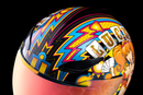 ICON Domain™ Helmet Lucky Lid 4 - Red, Size XS with Fog-Free Shield and Removable Liner