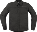 ICON Upstate Canvas CE Jacket - Black - Medium 2820-6236