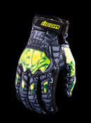 ICON Hooligan Outbreak™ Gloves - Green - Small 3301-4653