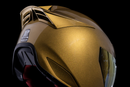 ICON Domain™ Helmet Cornelius - Gold Medium with Fog-Free Shield and Removable Liner