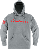 ICON Clasicon™ Hoodie - Heather Gray - Large 3050-6529