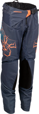 MOOSE OFFROAD Youth Agroid Vented Pants - Blue/Orange - US 24 2903-2340