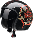 Z1R Saturn Helmet - Devilish Gloss Black & Red, Medium (Part