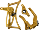 PERFORMANCE MACHINE (PM) Mid Control Kit for Touring Bikes – Gold, Part 0035-1180M-SMG