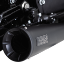 VANCE & HINES Upsweep 2-into-1 Exhaust System - Stainless Steel - Black 47627