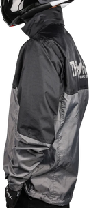THRASHIN SUPPLY CO. Mission WP Rain Jacket - Black/Gray - Medium TMJ-11-09