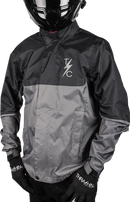 THRASHIN SUPPLY CO. Mission WP Rain Jacket - Black/Gray - 3XL TMJ-11-13