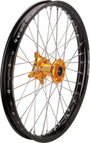 MOOSE OFFROAD Wheel Assembly - SX-1 - Complete - Front - Black Wheel/Blue Hub - 21x1.6 - Sherco CF-16021BKBU