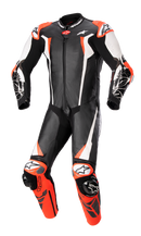 ALPINESTARS Racing Absolute v2 1-Piece Leather Suit - Black/White/Red Fluo - US 46 / EU 56 3156323123156