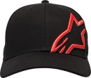 ALPINESTARS Corp Snap 2 Hat - Black/Warm Red - One Size 1211810091523OS