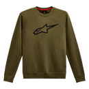 ALPINESTARS Ageless Crew Fleece - Military/Black - 2XL 12125132269102X