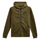 ALPINESTARS Ageless Zip Hoodie - Military/Black - Medium 1212536006910M