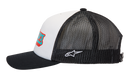 ALPINESTARS Delivery Trucker Hat - White/Black - One Size 1213810102010OS