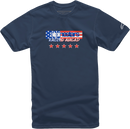 ALPINESTARS USA Again T-Shirt - Navy - XL 12137261070XL