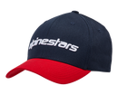 ALPINESTARS Linear Hat - Navy/Red - Small/ Medium 1230810057030SM