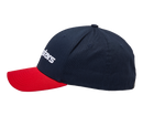 ALPINESTARS Linear Hat - Navy/Red - Small/ Medium 1230810057030SM