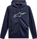 ALPINESTARS Ageless II Zip Hoodie - Navy/Gray - 2XL 10385305270112X