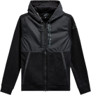 ALPINESTARS Aligned Zip Hoodie - Black/Black - 2XL 12135100010102X