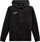 ALPINESTARS Asymmetrical Zip-up Hoodie - Black - Medium 12135103010M