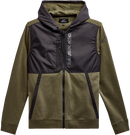 ALPINESTARS Aligned Zip Hoodie - Military/Black - Large 1213510006910L