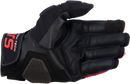 ALPINESTARS Halo Gloves - Black/White/Bright Red - Small 3504822-1304-S